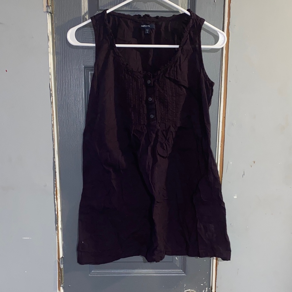 GAP Dark Sleeveless Blouse